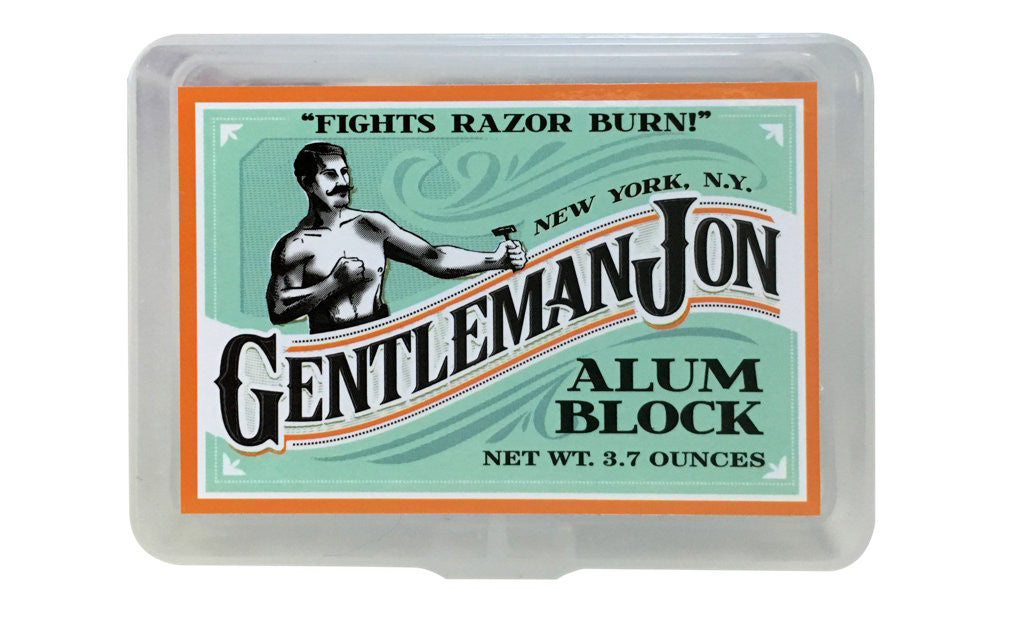 Gentleman Jon Alum Block; 3.70 oz. - Gentleman Jon Shave Co. - 2